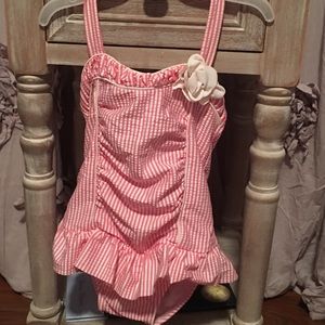 Janie and Jack one piece with matching hat